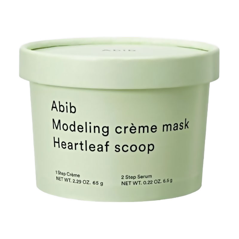 Моделювальна маска для обличчя Abib Modeling Creme Mask Heartleaf Scoop з екстрактом хаутюйнії, 65 г + 6.5 г