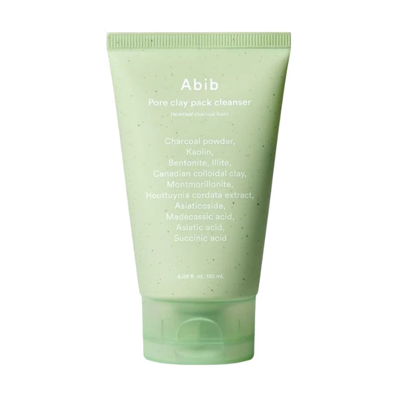 Очищувальна маска-пінка для обличчя Abib Pore Clay Pack Cleanser Heartleaf Charcoal Foam з активованим вугіллям, 120 мл