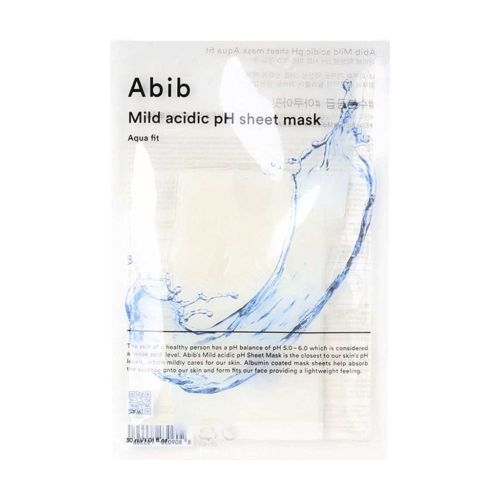 Тканинна маска для обличчя Abib Mild Acidic pH Sheet Mask Aqua Fit, 30 мл